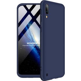 Microsonic Samsung Galaxy M10 Double Dip 360 Protective Lacivert Kılıf