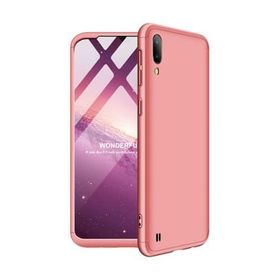 Microsonic Samsung Galaxy M10 Double Dip 360 Protective Rose Gold Kılıf