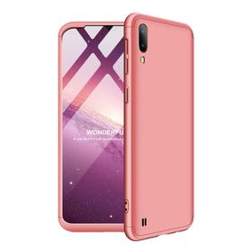 Microsonic Samsung Galaxy M10 Double Dip 360 Protective Rose Gold Kılıf