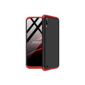 Microsonic Samsung Galaxy M10 Double Dip 360 Protective Siyah Kılıf