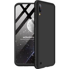 Microsonic Samsung Galaxy M10 Double Dip 360 Protective Siyah Kılıf