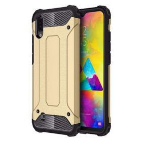Microsonic Samsung Galaxy M10 Military Ring Holder Rose Gold Kılıf