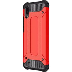 Microsonic Samsung Galaxy M10 Rugged Armor Kırmızı Kılıf