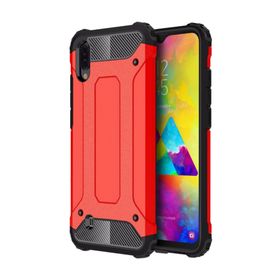 Microsonic Samsung Galaxy M10 Rugged Armor Kırmızı Kılıf