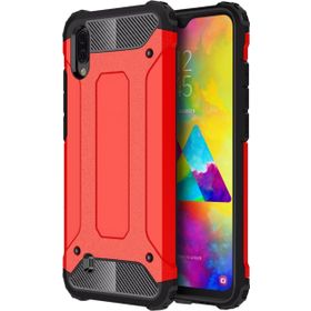 Microsonic Samsung Galaxy M10 Rugged Armor Kırmızı Kılıf