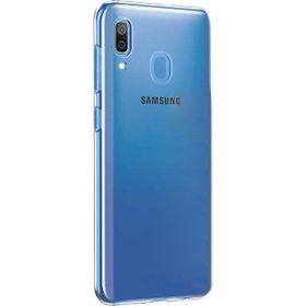 Microsonic Samsung Galaxy M10S Transparent Soft Beyaz Şeffaf Kılıf