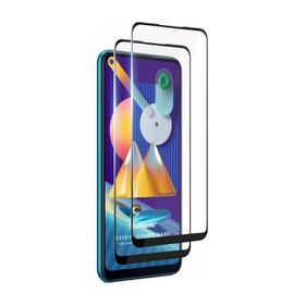 Microsonic Samsung Galaxy M11 Crystal Seramik Nano 2 Adet Siyah Ekran Koruyucu