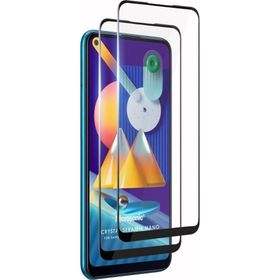 Microsonic Samsung Galaxy M11 Crystal Seramik Nano 2 Adet Siyah Ekran Koruyucu