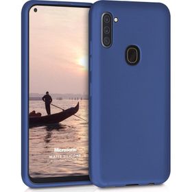 Microsonic Samsung Galaxy M11 Düz Lacivert Kılıf
