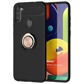 Microsonic Samsung Galaxy M11 Kickstand Ring Holder Kılıf