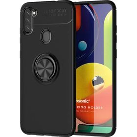 Microsonic Samsung Galaxy M11 Kickstand Ring Holder Kılıf