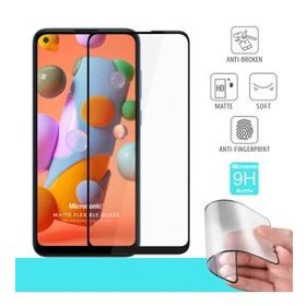Microsonic Samsung Galaxy M11 Seramik Matte Flexible Siyah Ekran Koruyucu