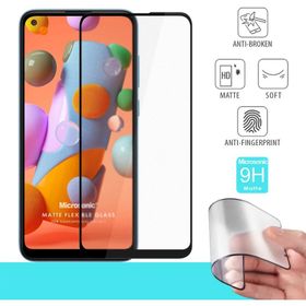 Microsonic Samsung Galaxy M11 Seramik Matte Flexible Siyah Ekran Koruyucu