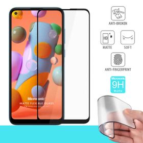 Microsonic Samsung Galaxy M11 Seramik Matte Flexible Siyah Ekran Koruyucu