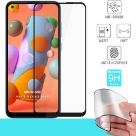 Microsonic Samsung Galaxy M11 Seramik Matte Flexible Siyah Ekran Koruyucu