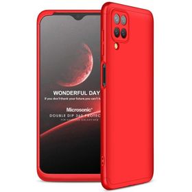 Microsonic Samsung Galaxy M12 Double Dip 360 Protective Kılıf