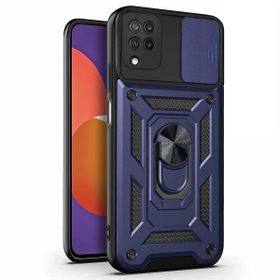 Microsonic Samsung Galaxy M12 Impact Resistant Lacivert Kılıf