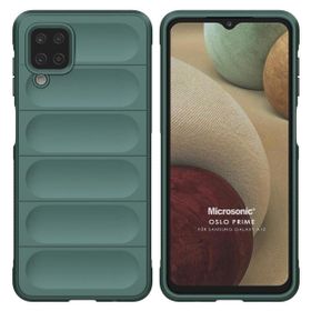 Microsonic Samsung Galaxy M12 Oslo Prime Yeşil Cep Telefonu Kılıfı