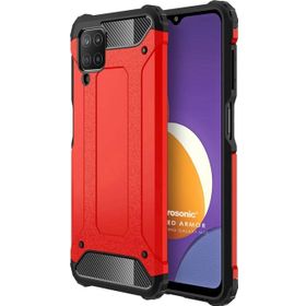 Microsonic Samsung Galaxy M12 Rugged Armor Kırmızı Kılıf