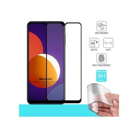 Microsonic Samsung Galaxy M12 Seramik Matte Flexible Siyah Ekran Koruyucu