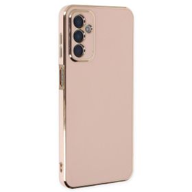 Microsonic Samsung Galaxy M13 Olive Plated Pembe Cep Telefonu Kılıfı