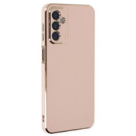 Microsonic Samsung Galaxy M13 Olive Plated Pembe Cep Telefonu Kılıfı