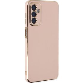 Microsonic Samsung Galaxy M13 Olive Plated Pembe Cep Telefonu Kılıfı