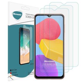 Microsonic Samsung Galaxy M13 Screen Protector Nano Glass 3 Adet Cam Ekran Koruyucu