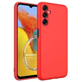 Microsonic Samsung Galaxy M14 Groovy Soft Kırmızı Kılıf