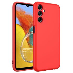 Microsonic Samsung Galaxy M14 Groovy Soft Kırmızı Kılıf