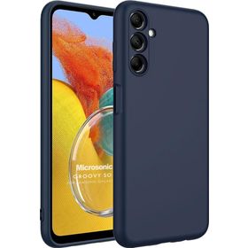 Microsonic Samsung Galaxy M14 Groovy Soft Lacivert Kılıf