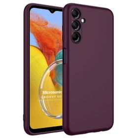 Microsonic Samsung Galaxy M14 Groovy Soft Mor Cep Telefonu Kılıfı