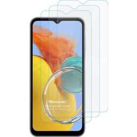 Microsonic Samsung Galaxy M14 Screen Protector Nano Glass 3 Adet Cam Ekran Koruyucu