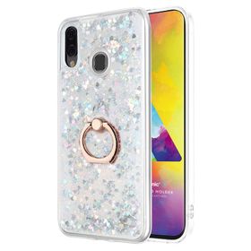 Microsonic Samsung Galaxy M20 Deri Dokulu Siyah Silikon Kılıf