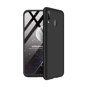 Microsonic Samsung Galaxy M20 Double Dip 360 Protective Siyah Kılıf