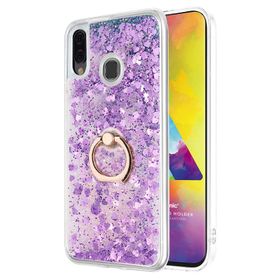 Microsonic Samsung Galaxy M20 Glitter Liquid Holder Kılıf