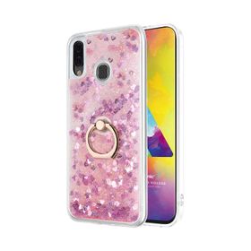 Microsonic Samsung Galaxy M20 Glitter Liquid Holder Kılıf