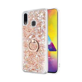 Microsonic Samsung Galaxy M20 Glitter Liquid Holder Kılıf