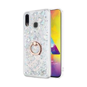 Microsonic Samsung Galaxy M20 Glitter Liquid Holder Kılıf