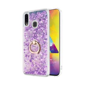Microsonic Samsung Galaxy M20 Glitter Liquid Holder Kılıf