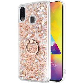 Microsonic Samsung Galaxy M20 Glitter Liquid Holder Kılıf