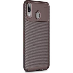 Microsonic Samsung Galaxy M20 Legion Series Kahverengi Kılıf