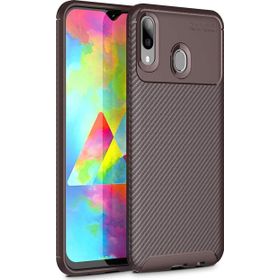 Microsonic Samsung Galaxy M20 Legion Series Kahverengi Kılıf