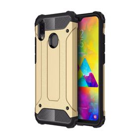 Microsonic Samsung Galaxy M20 Rugged Armor Gold Kılıf