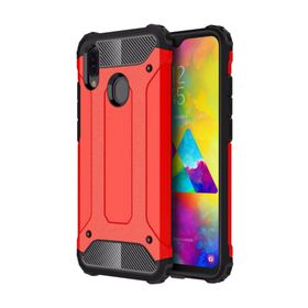 Microsonic Samsung Galaxy M20 Rugged Armor Kırmızı Kılıf