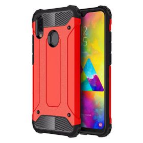 Microsonic Samsung Galaxy M20 Rugged Armor Kırmızı Kılıf