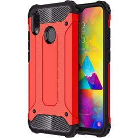 Microsonic Samsung Galaxy M20 Rugged Armor Kırmızı Kılıf