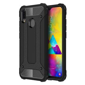 Microsonic Samsung Galaxy M20 Rugged Armor Siyah Kılıf
