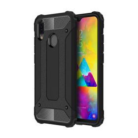 Microsonic Samsung Galaxy M20 Rugged Armor Siyah Kılıf