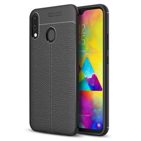 Microsonic Samsung Galaxy M20 Skyfall Transparent Clear Kırmızı Kılıf